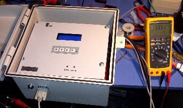 PWRC system test with Fluke meter