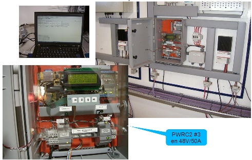 PWRC2 unit for 48V/50A SWT with Modbus/LAN