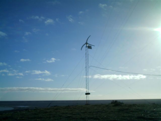 Wind turbine exterior Los Pozos 2006