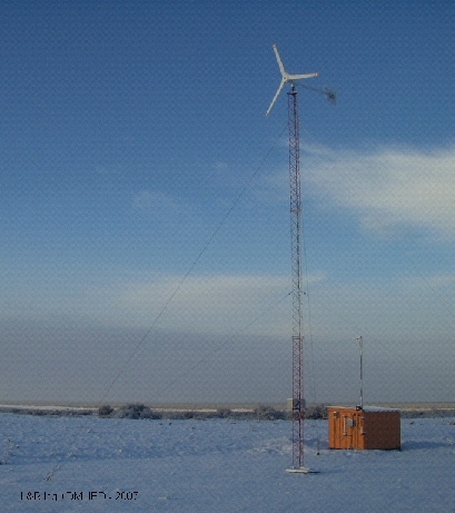 Wind-diesel installation by DM Energías Renovables for Petrobras Energía 2008
